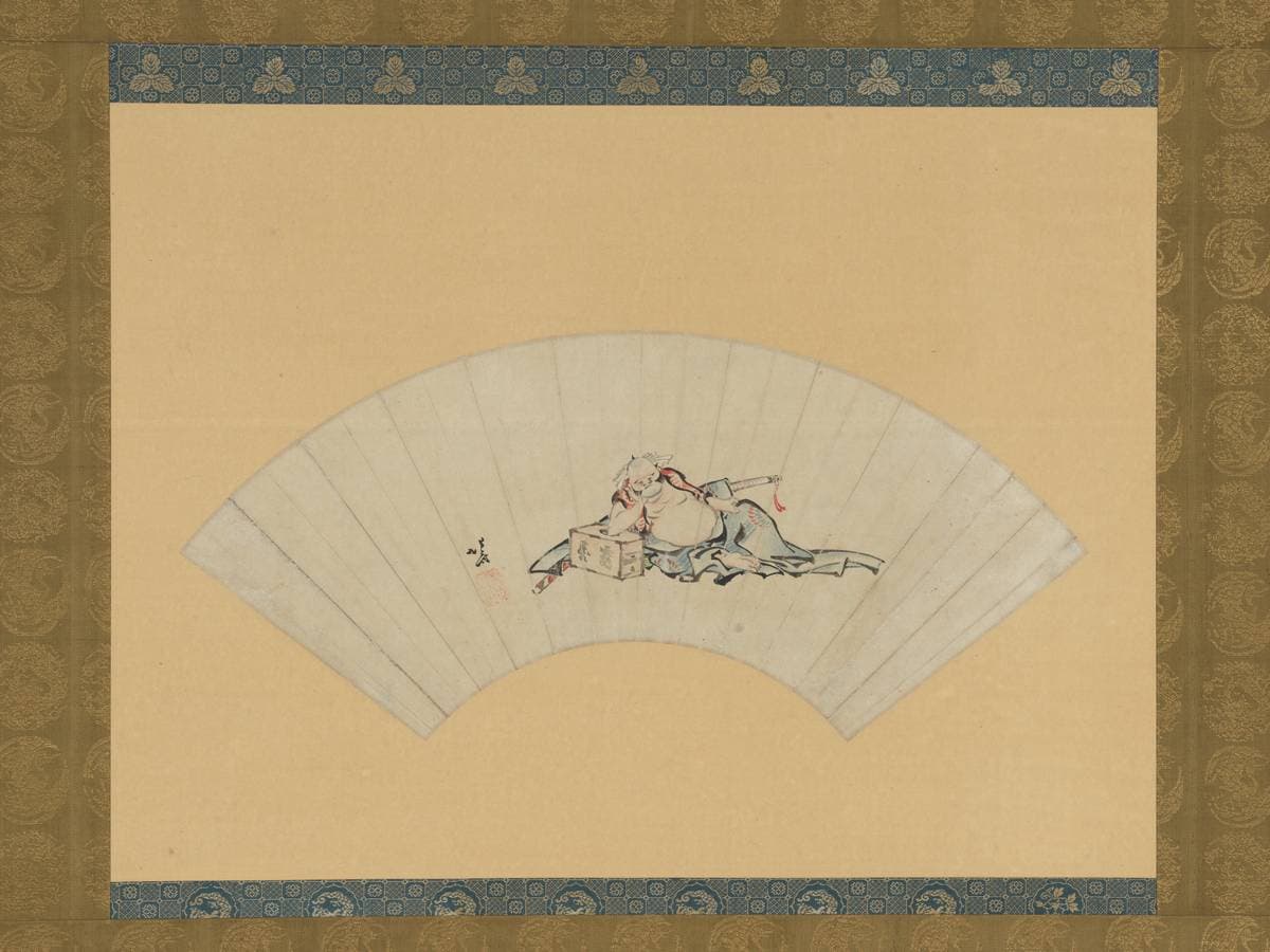 Drunken Asaina — Katsushika Hokusai