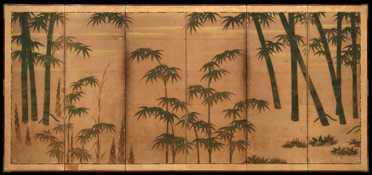 Bamboo in the Four Seasons — Tosa Mitsunobu