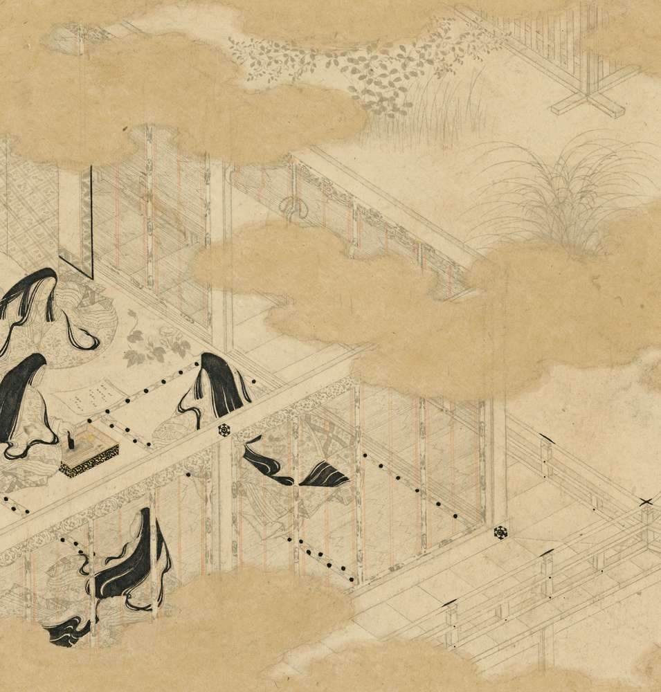 Albums of scenes from The Tale of Genji — Tosa Mitsunori