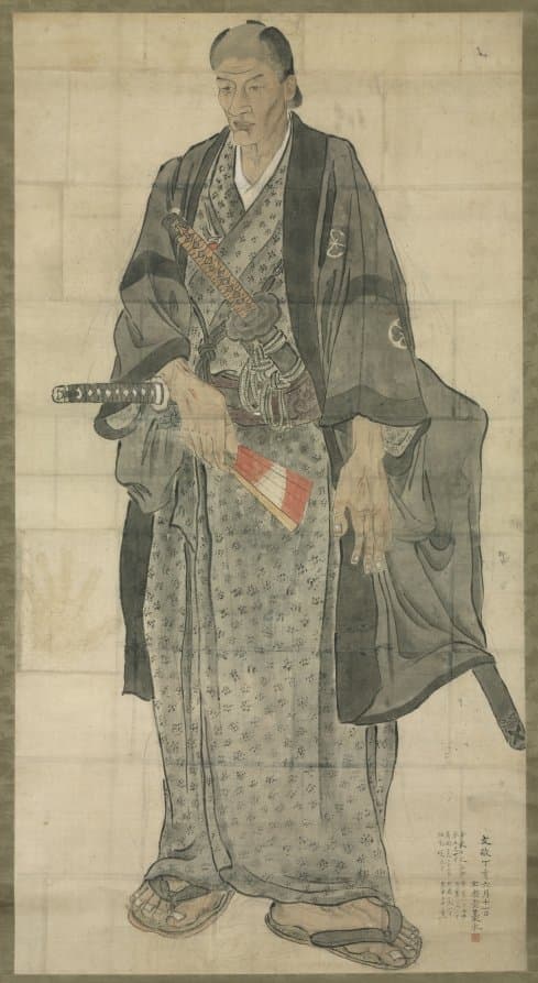 Portrait of Ōzora Buzaemon — Watanabe Kazan