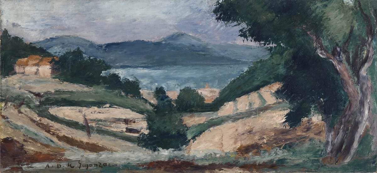 Provence: Paysage à Saint-Tropez / Provence: Landscape in Saint-Tropez — André Dunoyer De Segonzac