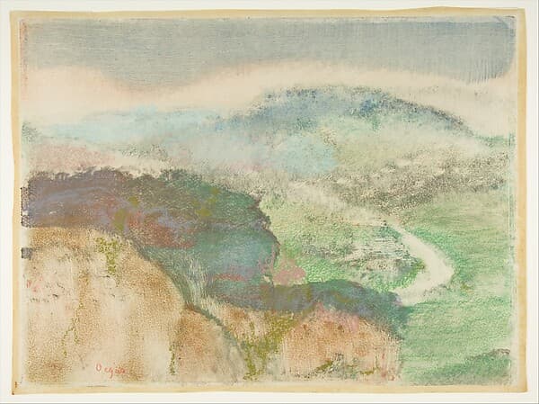 Landscape — Edgar Degas