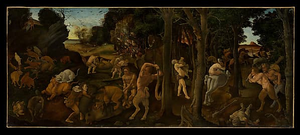 A Hunting Scene — Piero di Cosimo