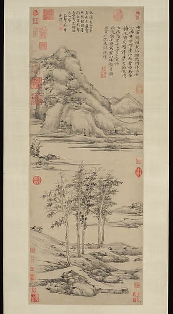 Woods and Valleys of Mount Yu — Ni Zan
