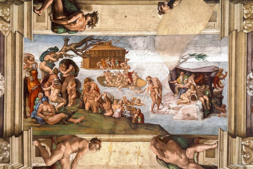 The Deluge — Michelangelo