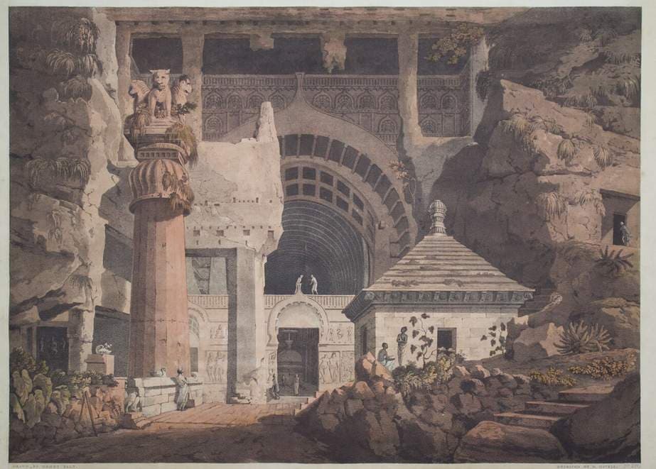 Ancient Excavations at Carli, India — Henry Salt