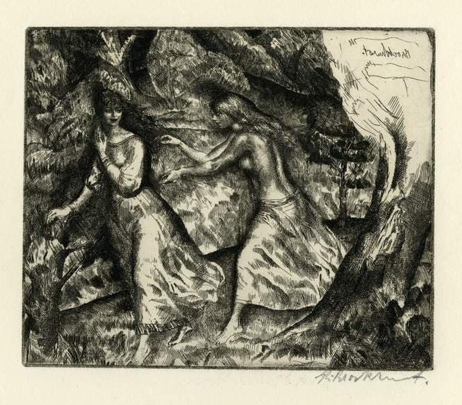 In the Wood — Gerald Leslie Brockhurst