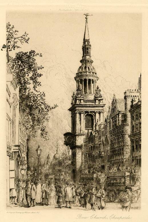 Bow Church, Cheapside — William Monk