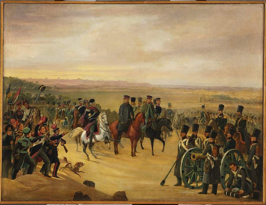 General Józef Chłopicki and Skrzynecki among soldiers — January Suchodolski