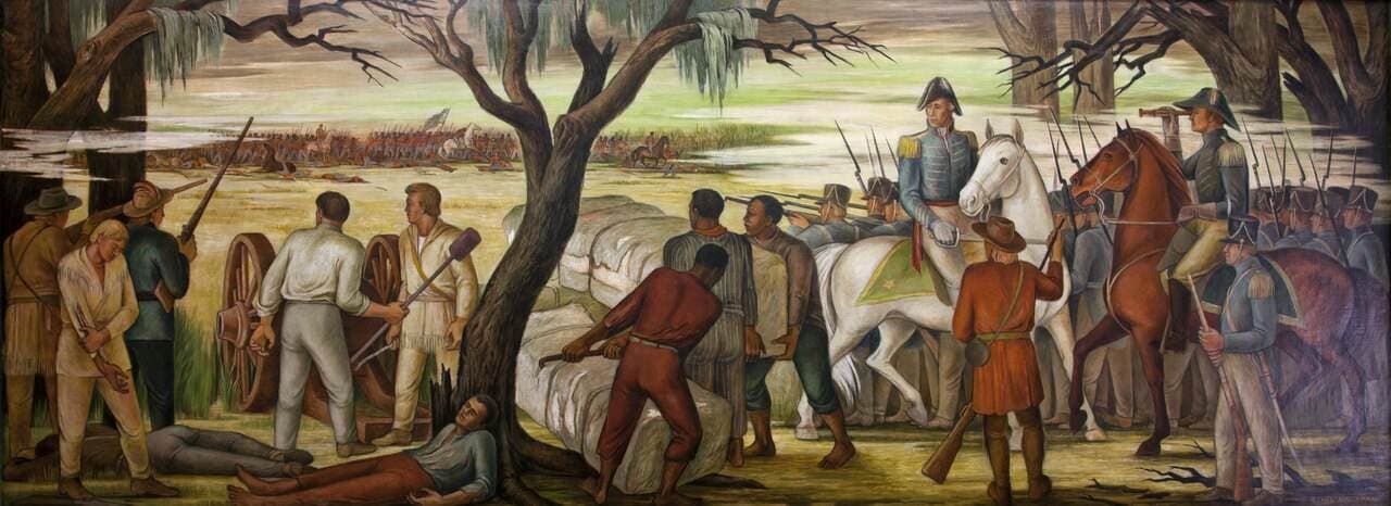 Andrew Jackson at the Battle of New Orleans — Ethel Magafan