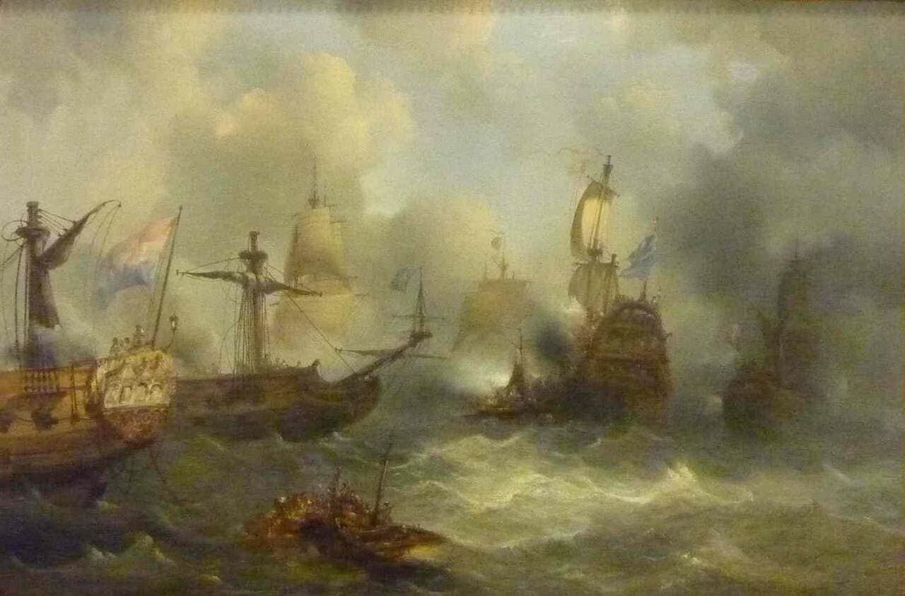 Combat naval — François Musin
