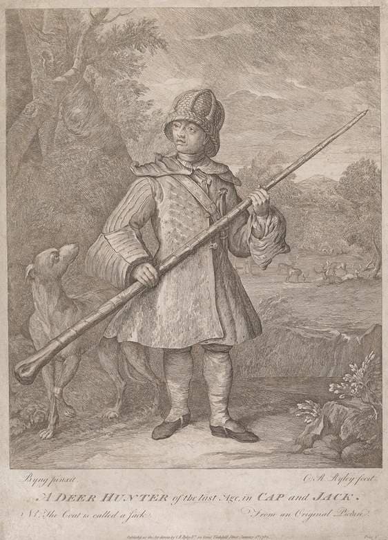 A Deer Hunter of the last Age, in Cap and Jack — Charles Reuben Ryley