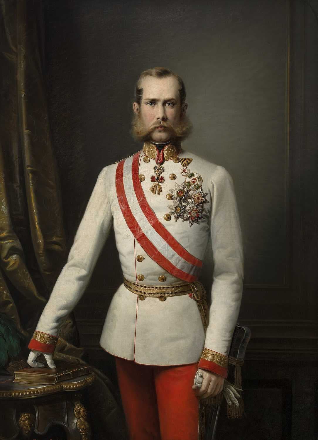 Portrait of Franz Joseph I — Franz Russ the Elder