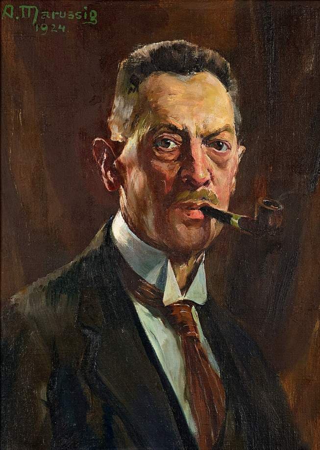 Selbstporträt — Anton Marussig