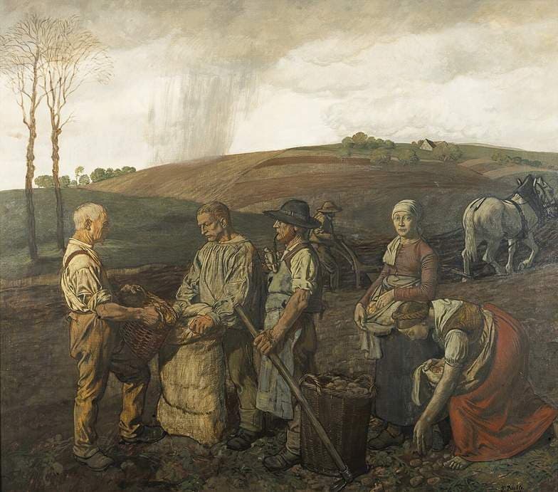 Potato harvest — Fritz Boehle