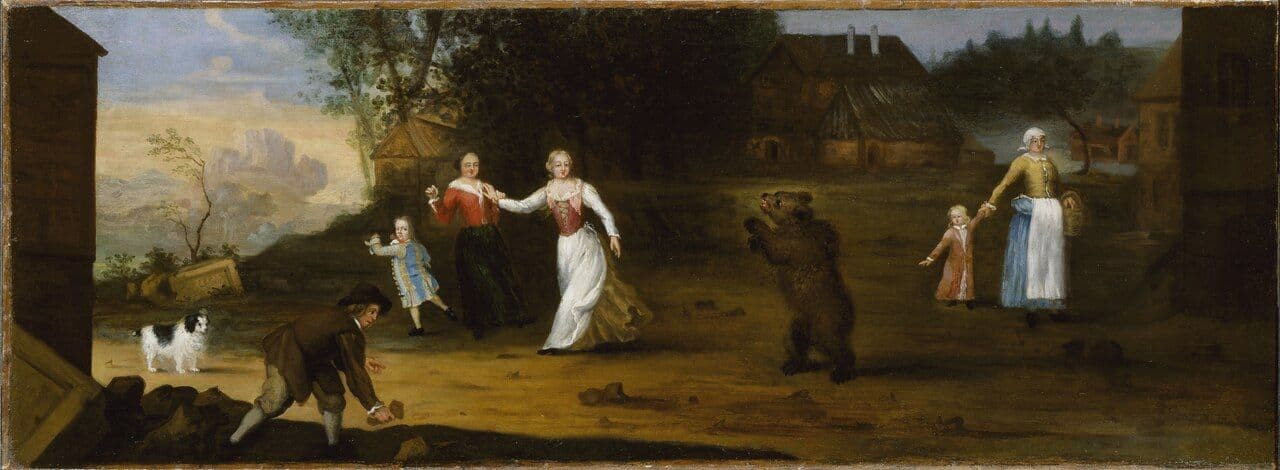 Landscape with Dancing Bears — Ulrika Eleonora of Denmark