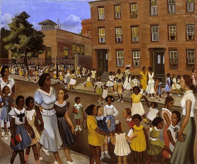 School's Out — Allan Rohan Crite