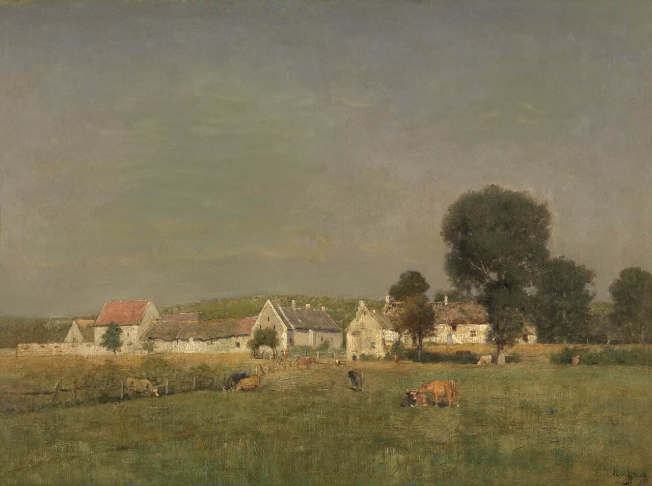 The Village Chaslepont — Alfred de Knyff