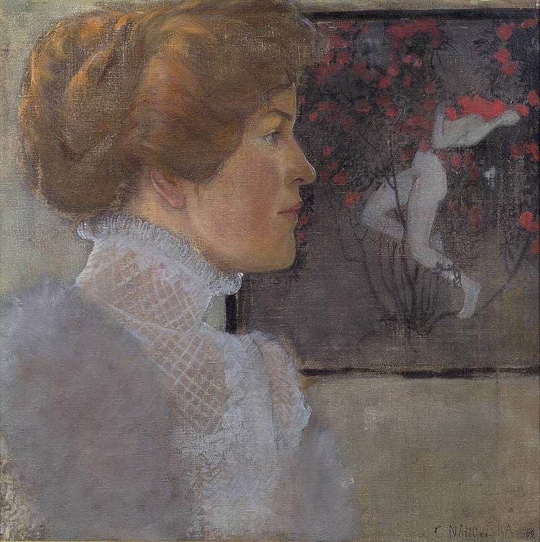 Damenbildnis — Carola Nahowska