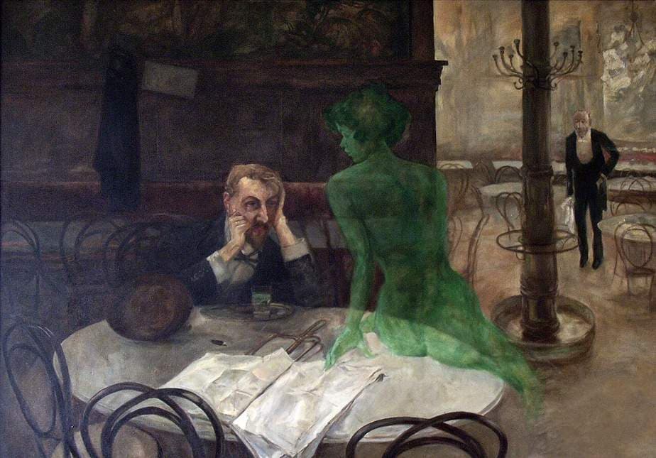 The Absinthe Drinker — Viktor Oliva