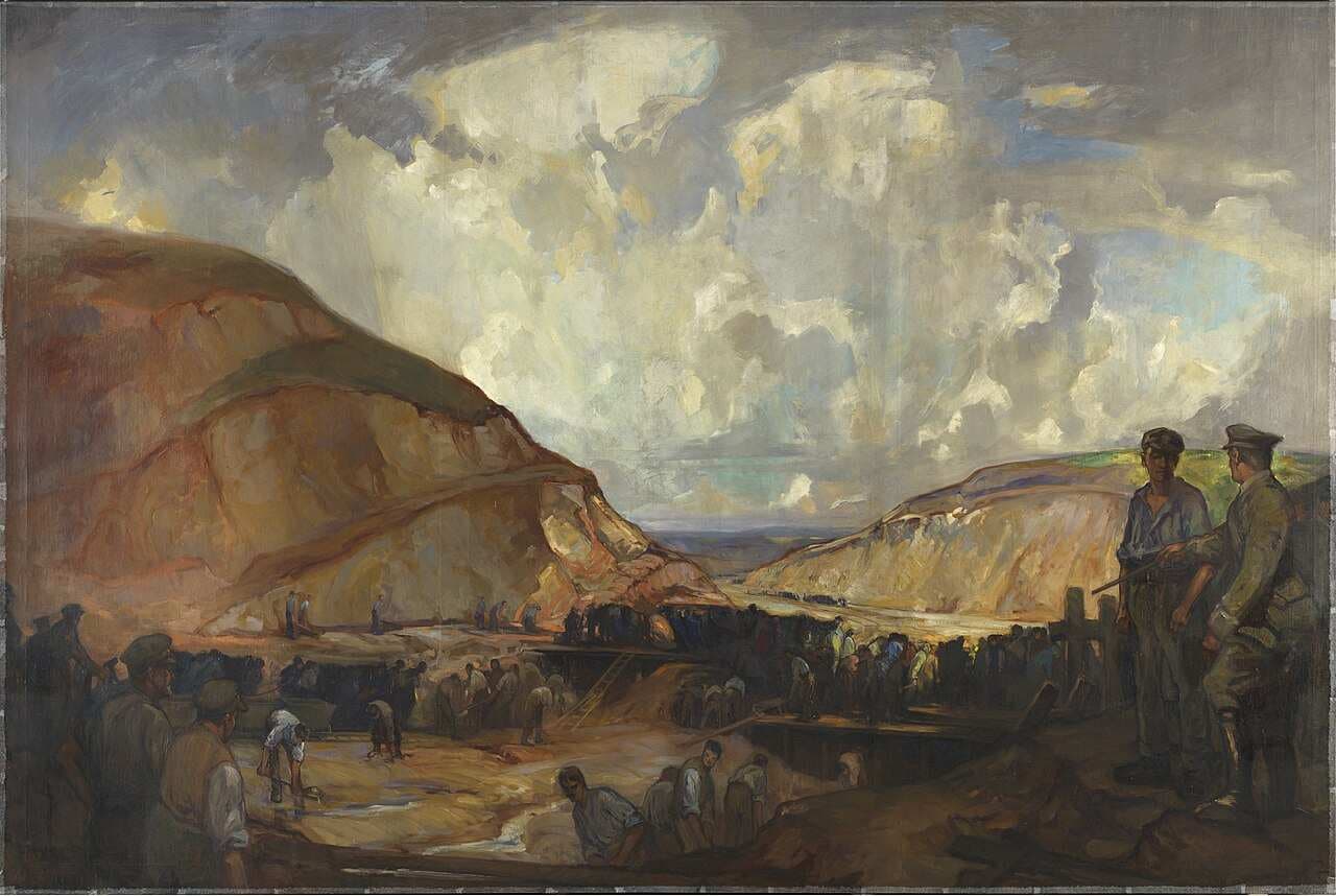 Canadian Railway Construction in France — Leonard Richmond