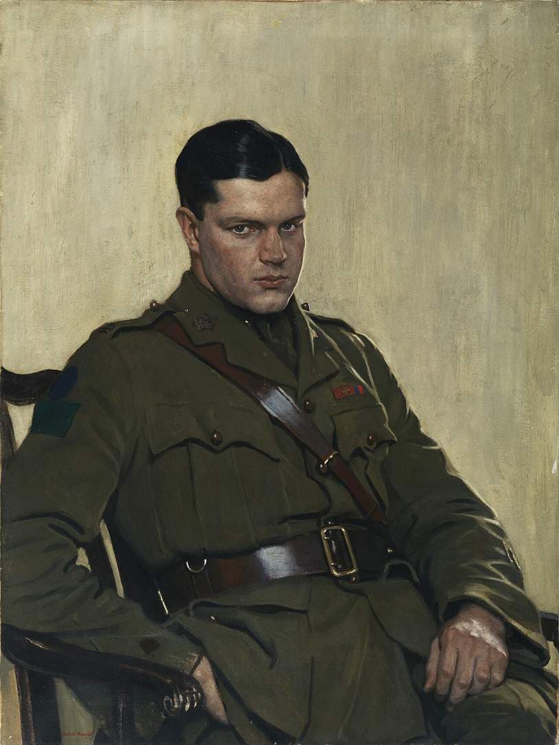 Major T.W. MacDowell, the Victoria Cross — Harold Knight