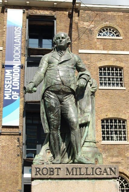 Statue of Robert Milligan — Richard Westmacott
