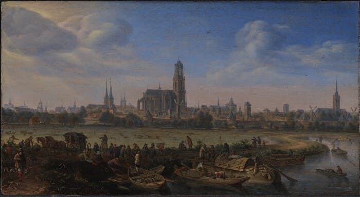 View of Utrecht — Herman Saftleven