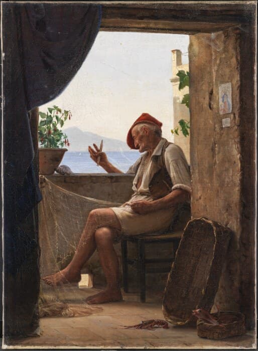 A Fisherman from Sorronto, Italy — Carl Bloch