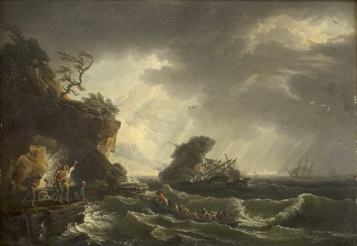 A Shipwreck — Claude Joseph Vernet