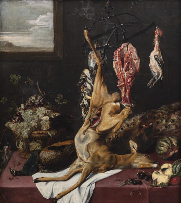Larder with Circular Meat Rack — Frans Snyders