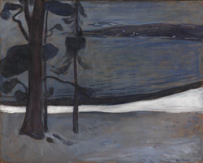 Winter in Nordstrand — Edvard Munch