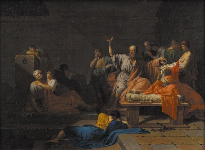 The Death of Socrates — Jean François Pierre Peyron