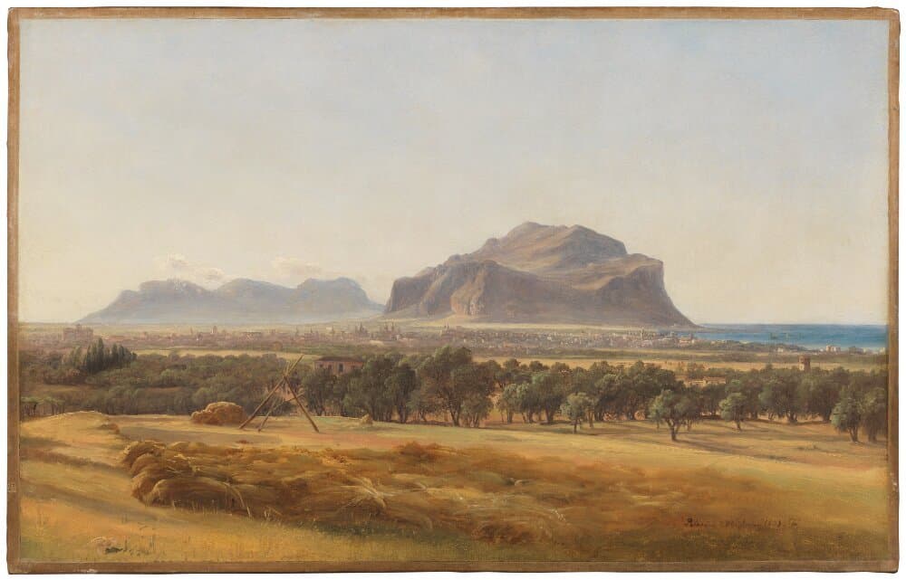 Palermo and Monte Pellegrino — Thomas Fearnley