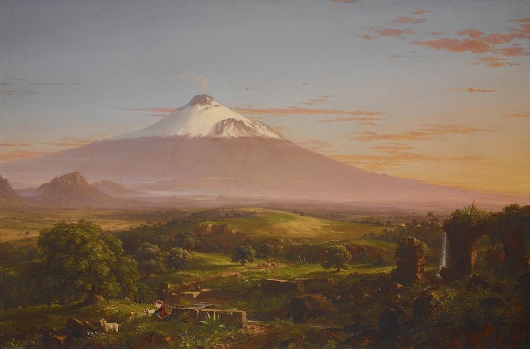 View of Mount Etna — Thomas Cole