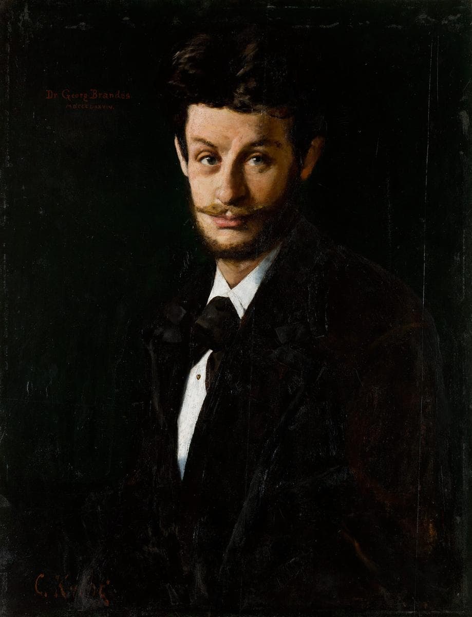 Georg Brandes — Christian Krohg