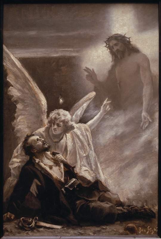 Allegorical scene – Insurgent's death — Jan Styka