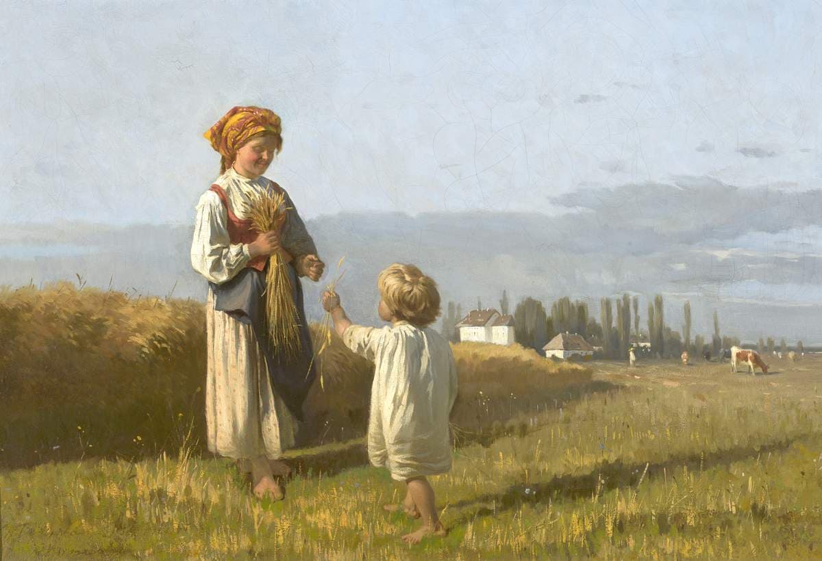 Gathering of grain ears — Wladislaw Szerner