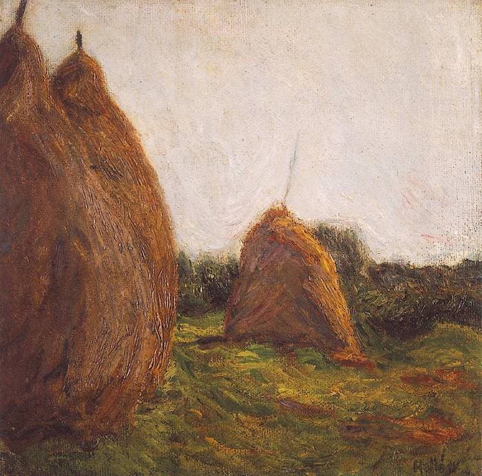 Haystacks — Simon Hollósy