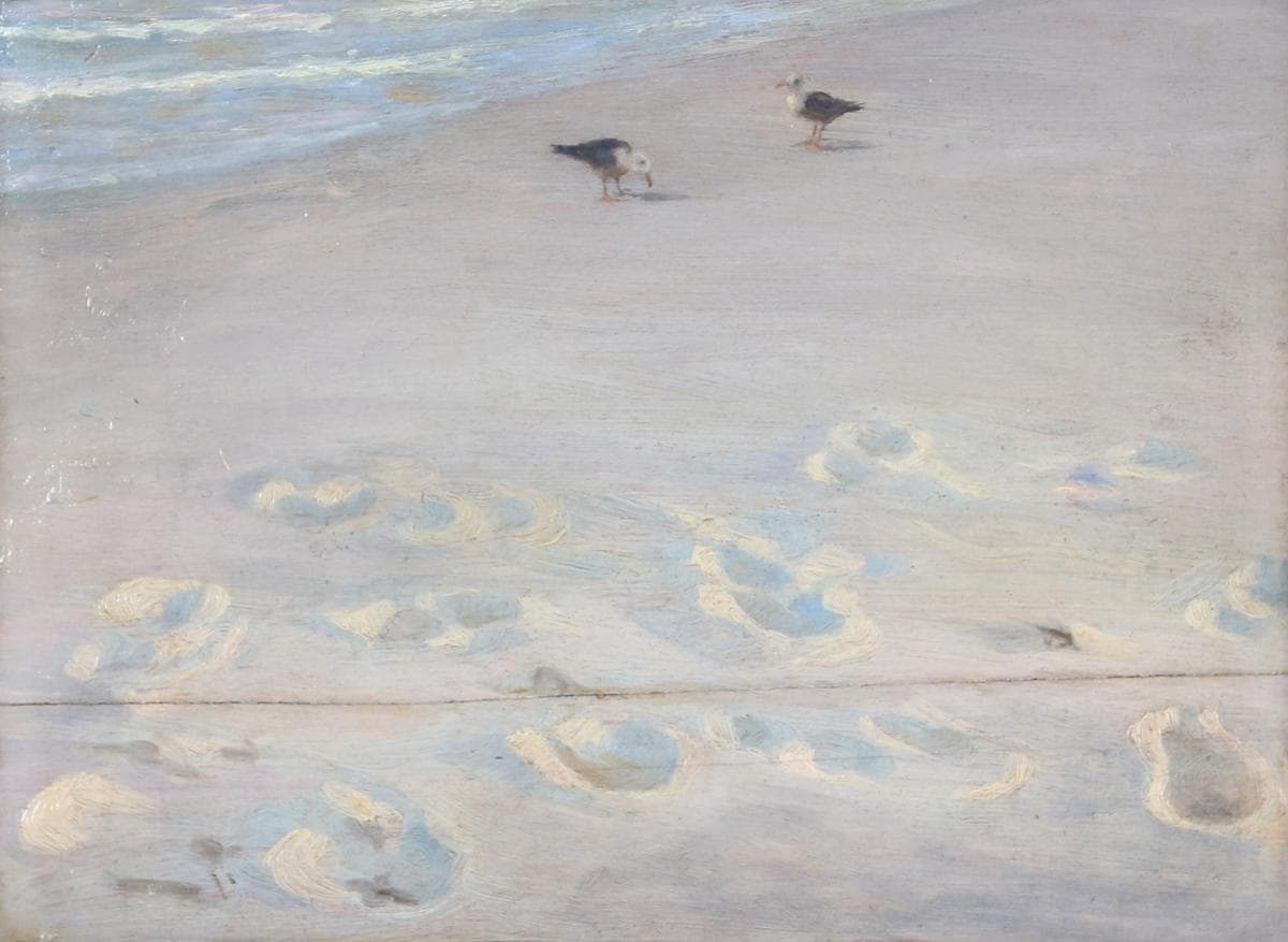 Footprints in the sand — Peder Severin Krøyer