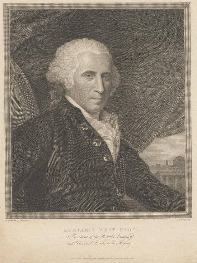 Benjamin West Esqr. Prisident of the Royal Academy and Historical Painter to his Majesty — Thomas Holloway