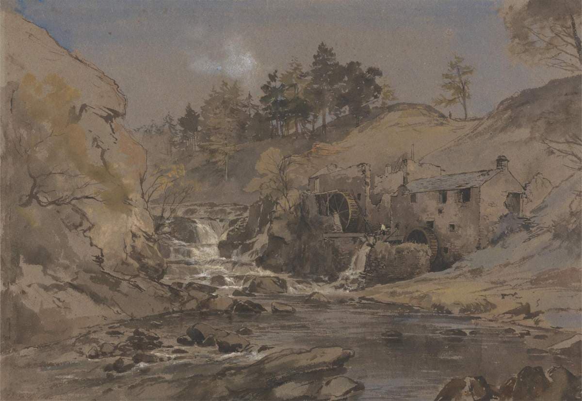Cleghorn Mills in Ruins — Edmund Marriner Gill