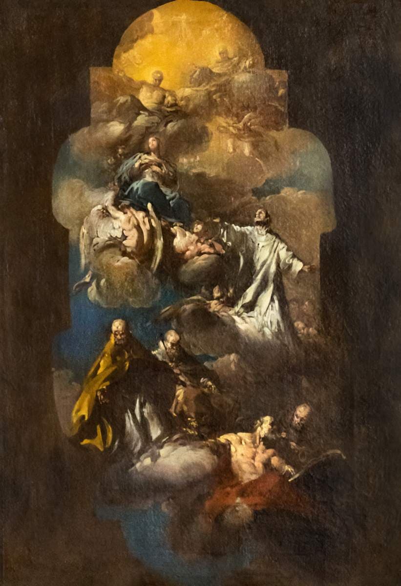 Apothéose de saint Philippe de Néri - Giovanni Domenico Ferretti - Musée des Beaux-Arts de Narbonne — Giovanni Domenico Ferretti