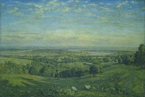 The Horseshoe Bend of the Severn — Philip Wilson Steer