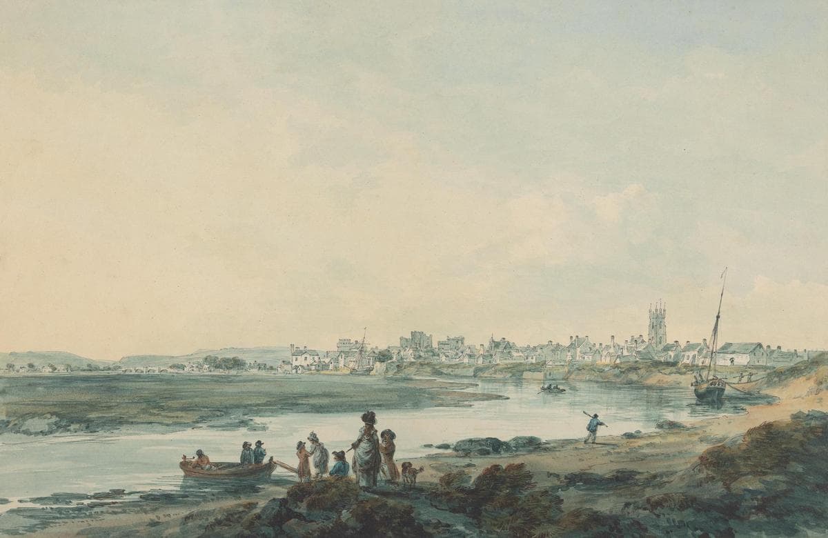 Cardiff from the South — Julius Caesar Ibbetson