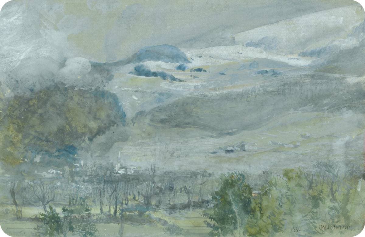 Swiss Valley Landscape — John William Inchbold