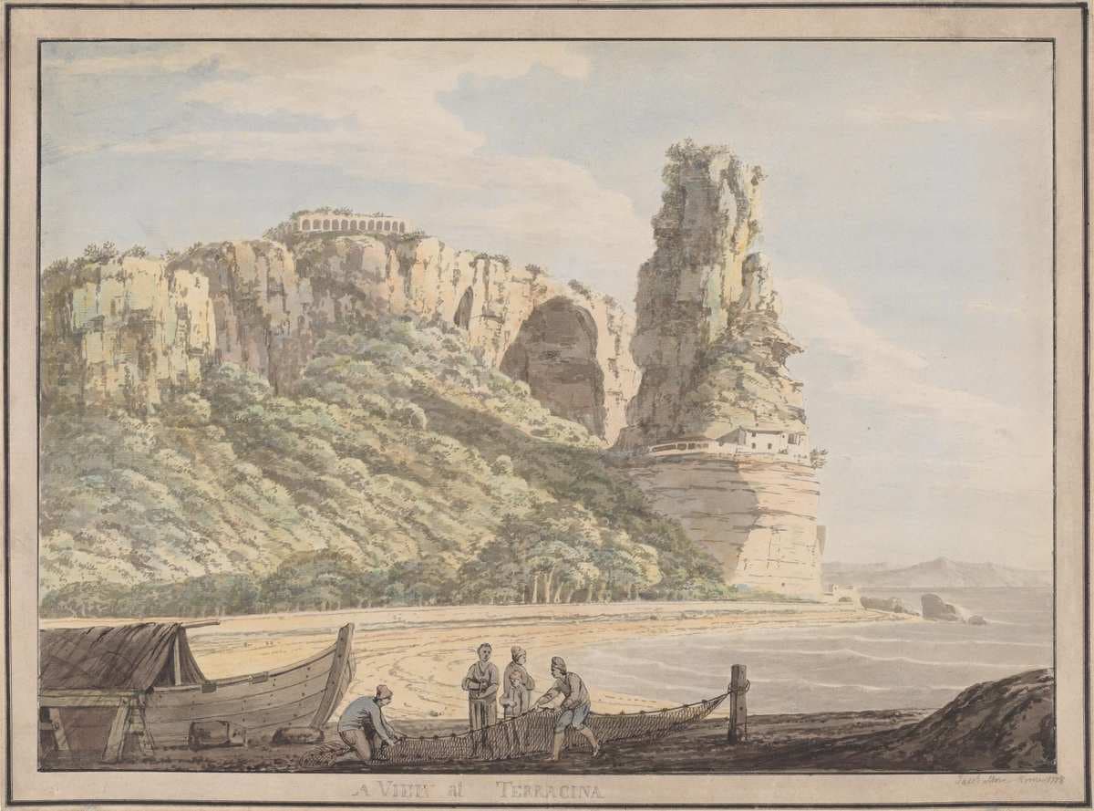A View at Terracina — Jacob More