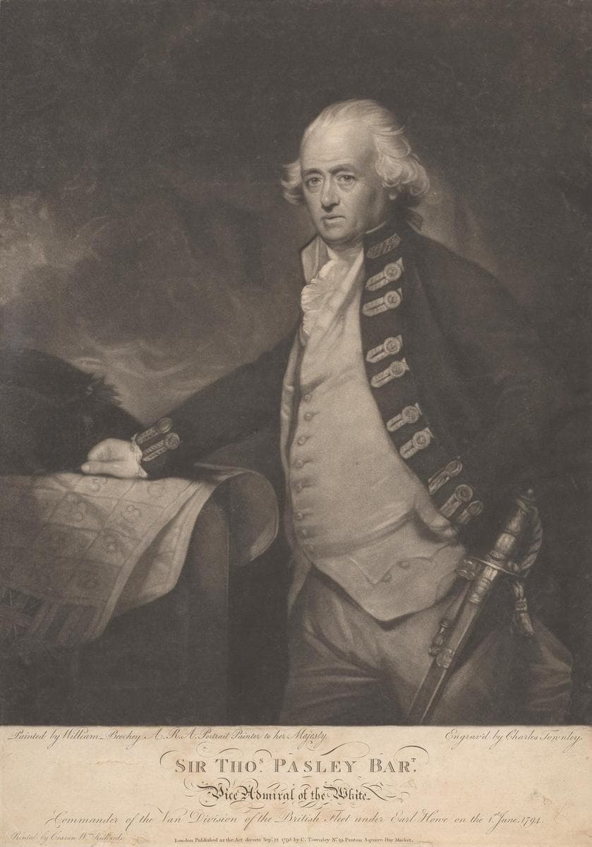 Sir Thomas Pasley — Charles Townley