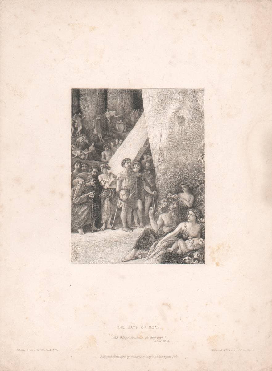 The Days of Noah, All things continue as they were — James Smetham