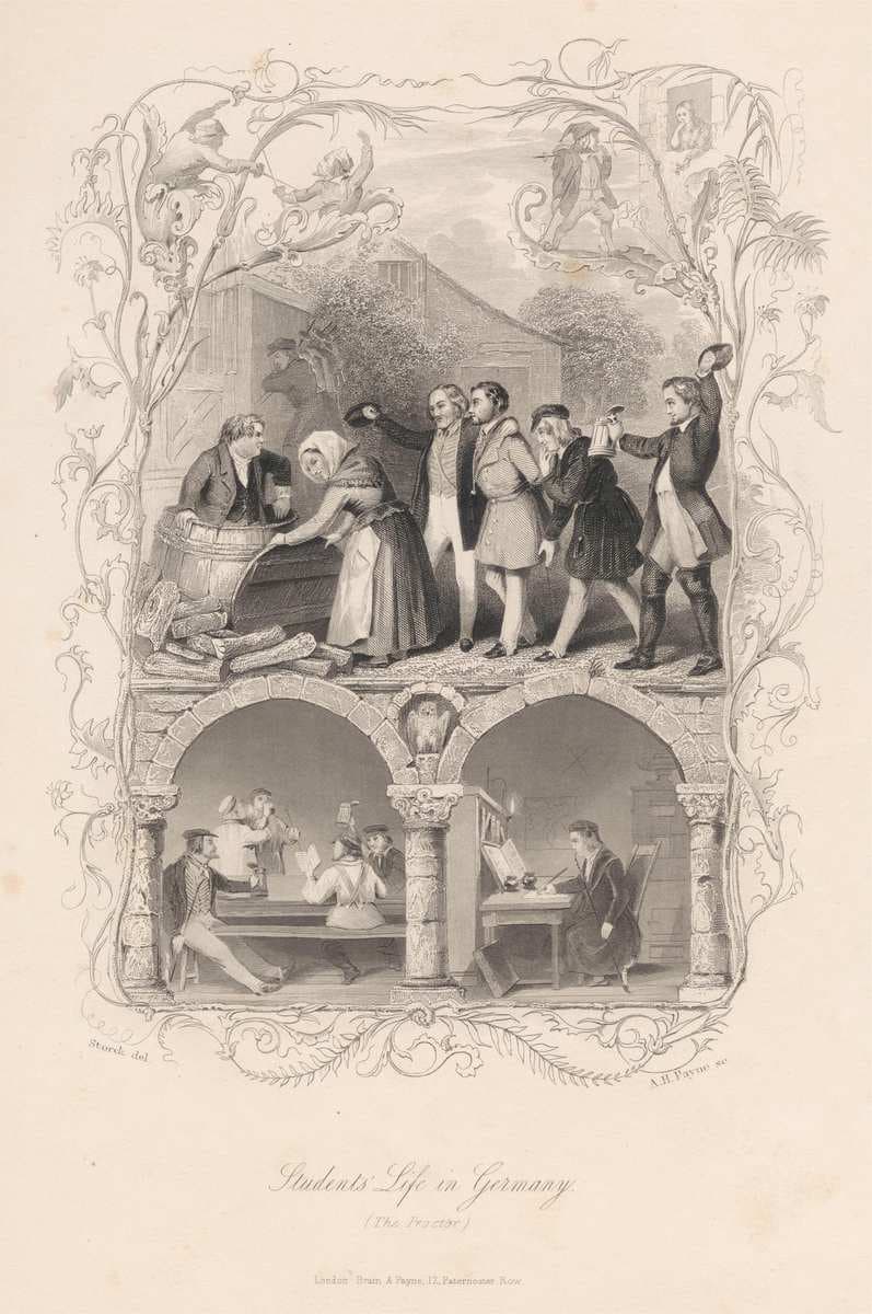Students' Life in Germany, The Proctor — Albert Henry Payne